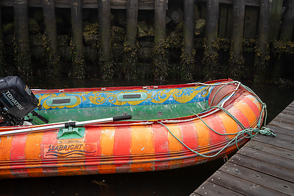 Brightly Colored Dinghy
